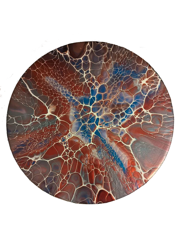 Original abstract fluid-art painting by Devon Leigh Mooers from the Bloom Series collection, identified as Study 1.
