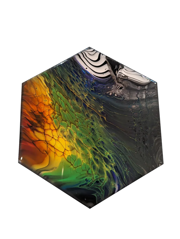 Original abstract fluid-art painting by Devon Leigh Mooers from the Bold & Colorful collection, identified as Study 12.