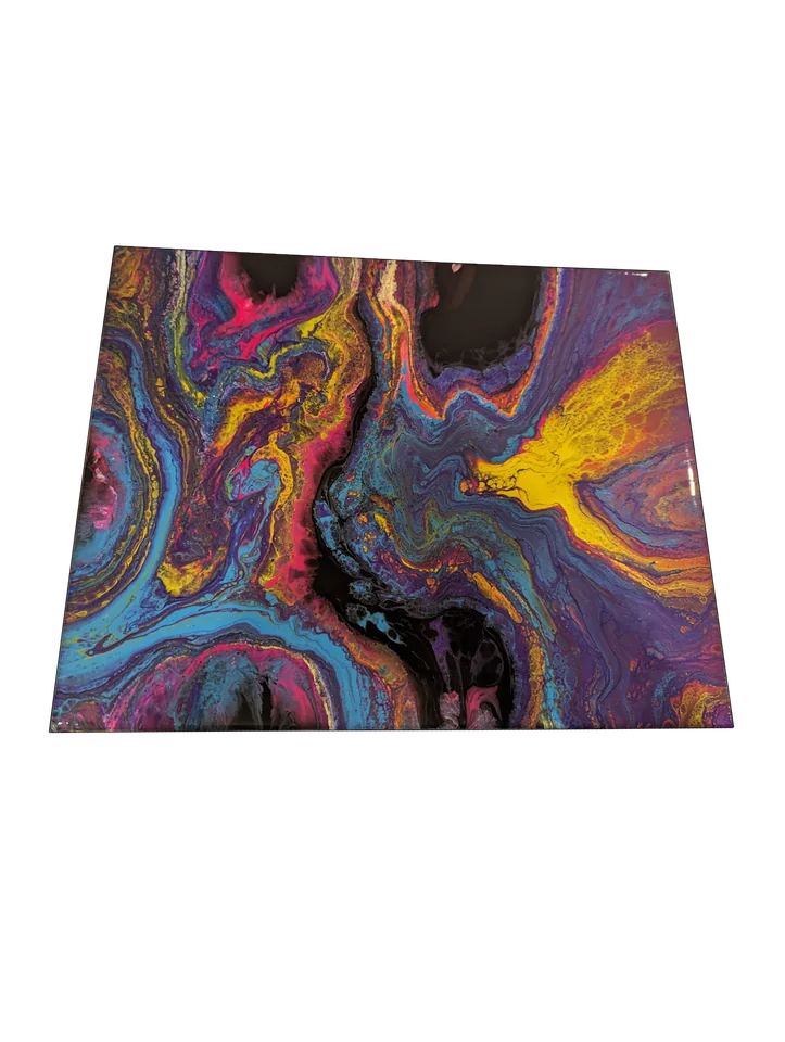 Original abstract fluid-art painting by Devon Leigh Mooers from the Bold & Colorful collection, identified as Study 15.
