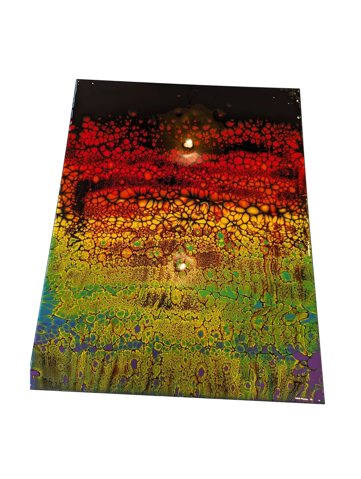 Original abstract fluid-art painting by Devon Leigh Mooers from the Bold & Colorful collection, identified as Study 19.