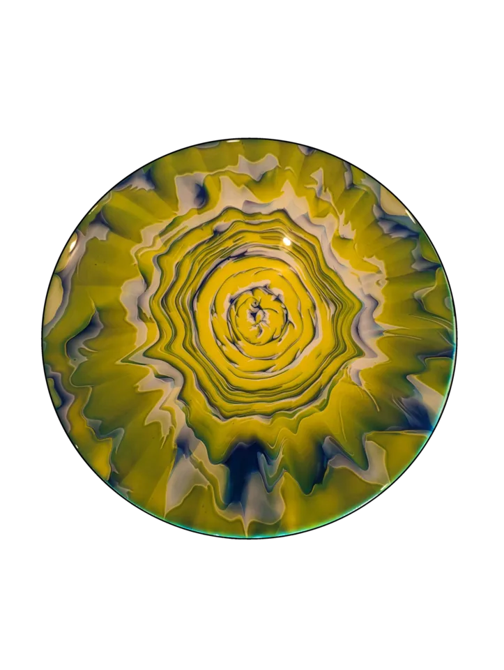 Original abstract fluid-art painting by Devon Leigh Mooers from the Other Work collection, identified as Study 12.