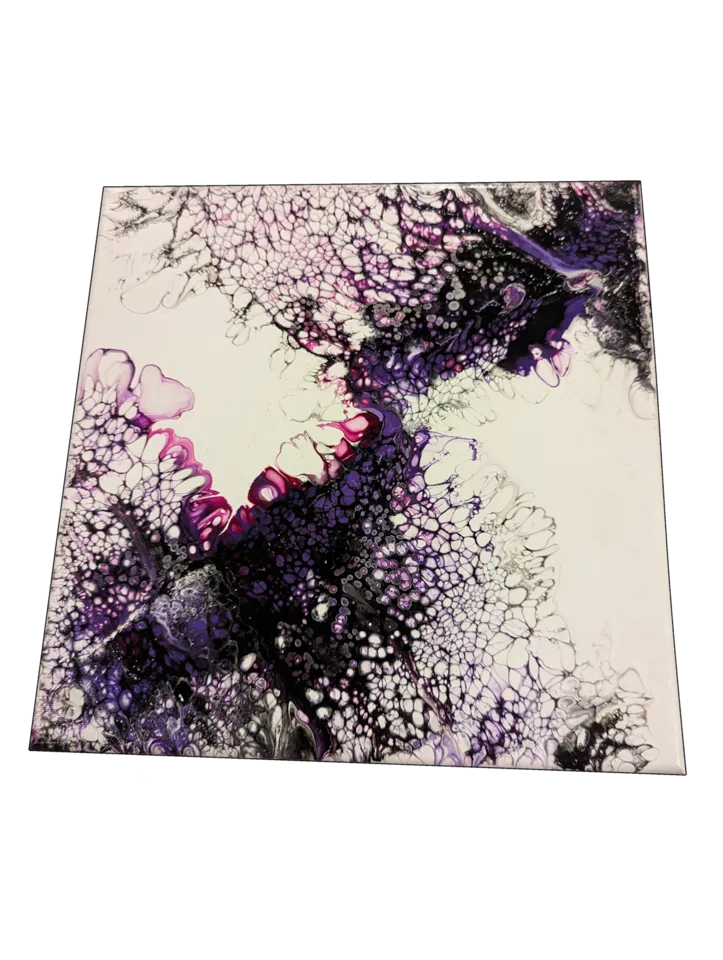 Original abstract fluid-art painting by Devon Leigh Mooers from the Other Work collection, identified as Studio Piece.